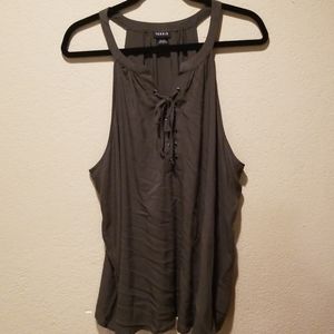 NWOT Torrid Army Green Flowy Tank